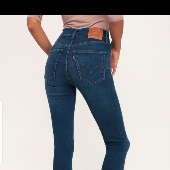levi's sculpt mile high super skinny